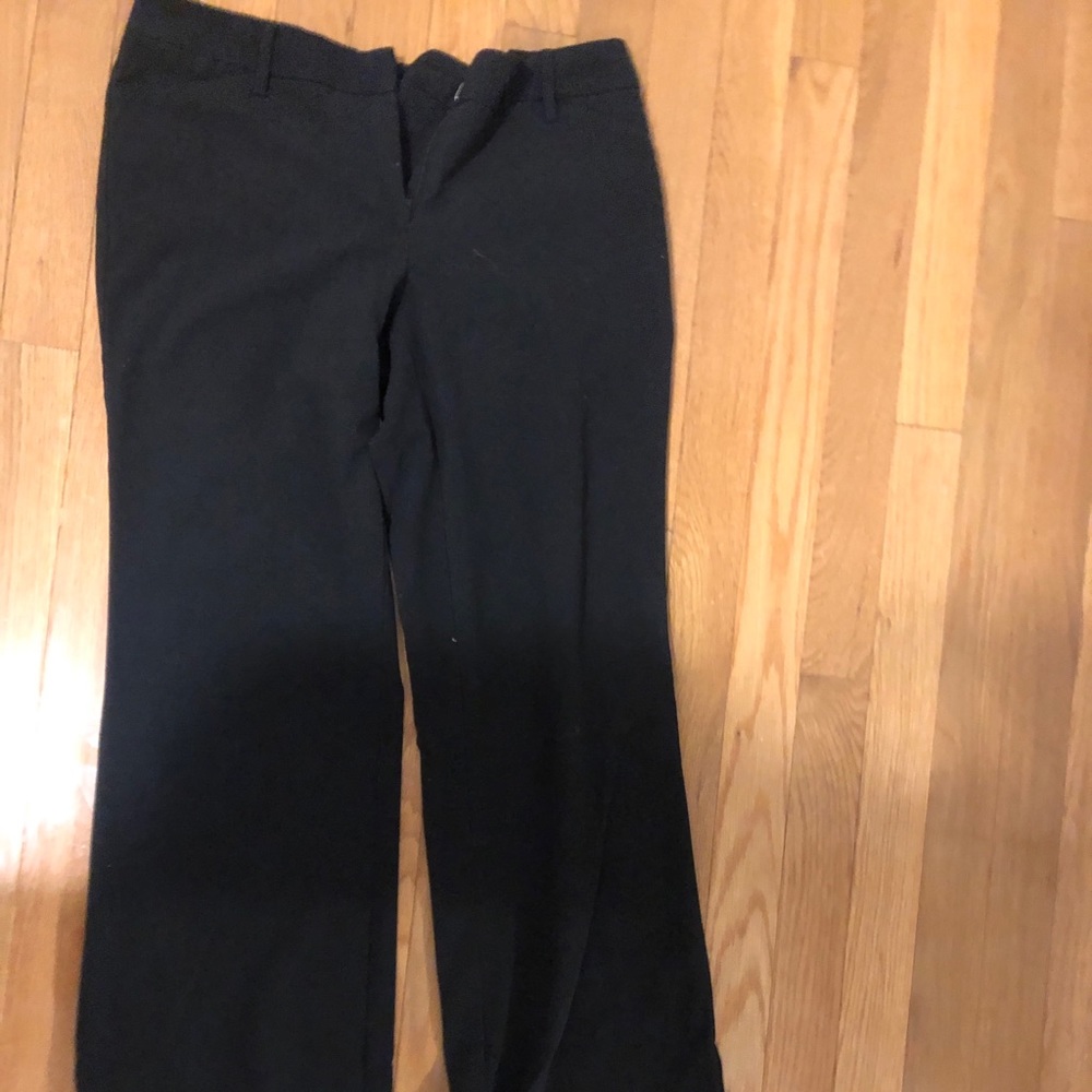Wide legged black pants
